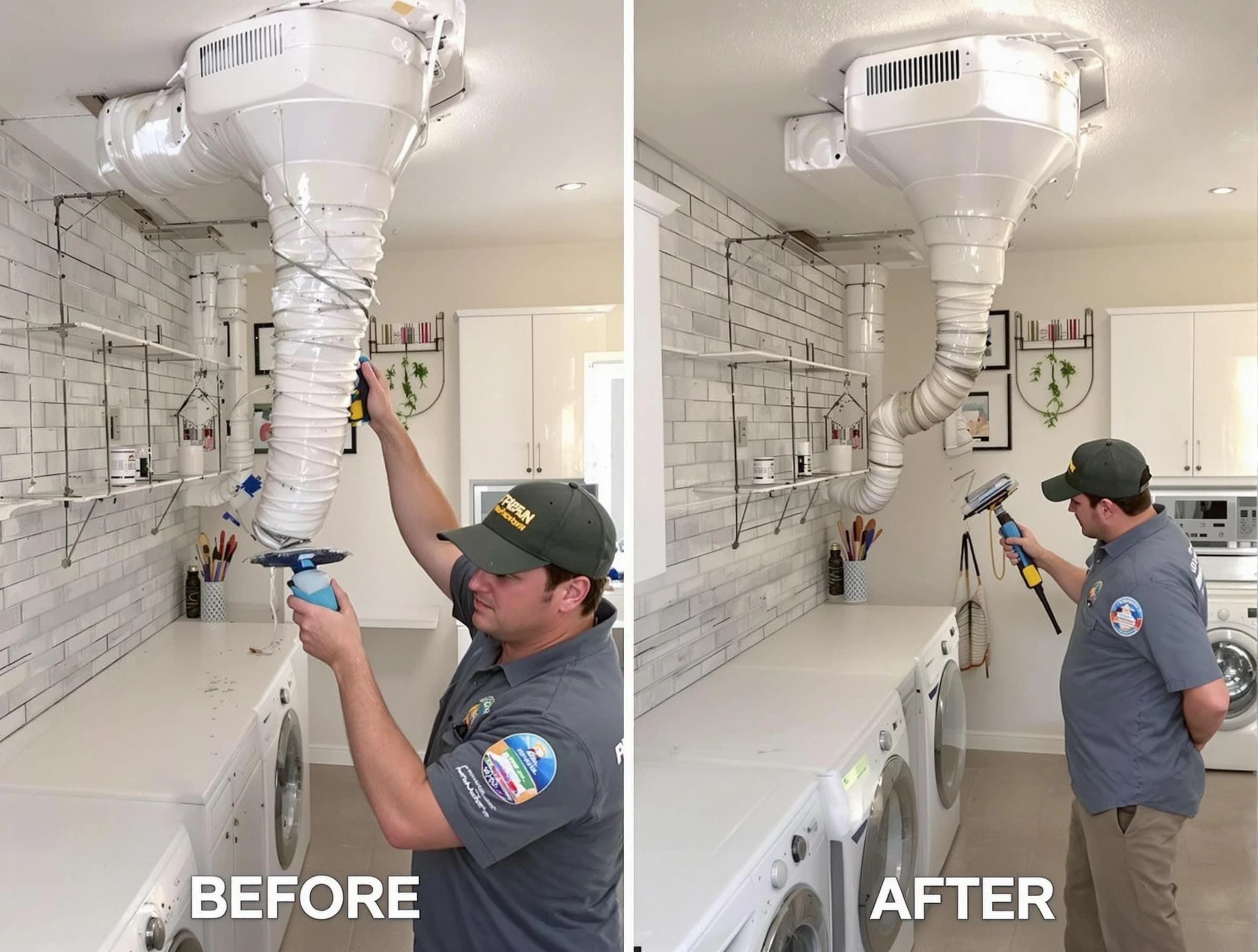 Professional dryer exhaust vent cleaning by Marlborough Dryer Vent Cleaning in Marlborough