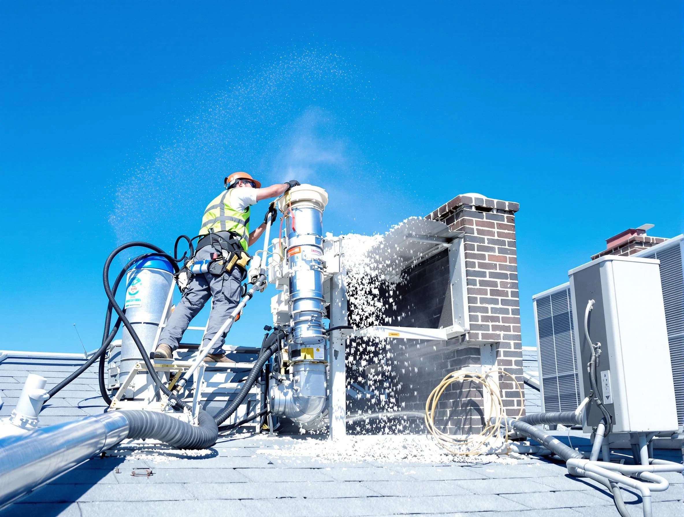 Expert roof dryer vent cleaning by Marlborough Dryer Vent Cleaning in Marlborough