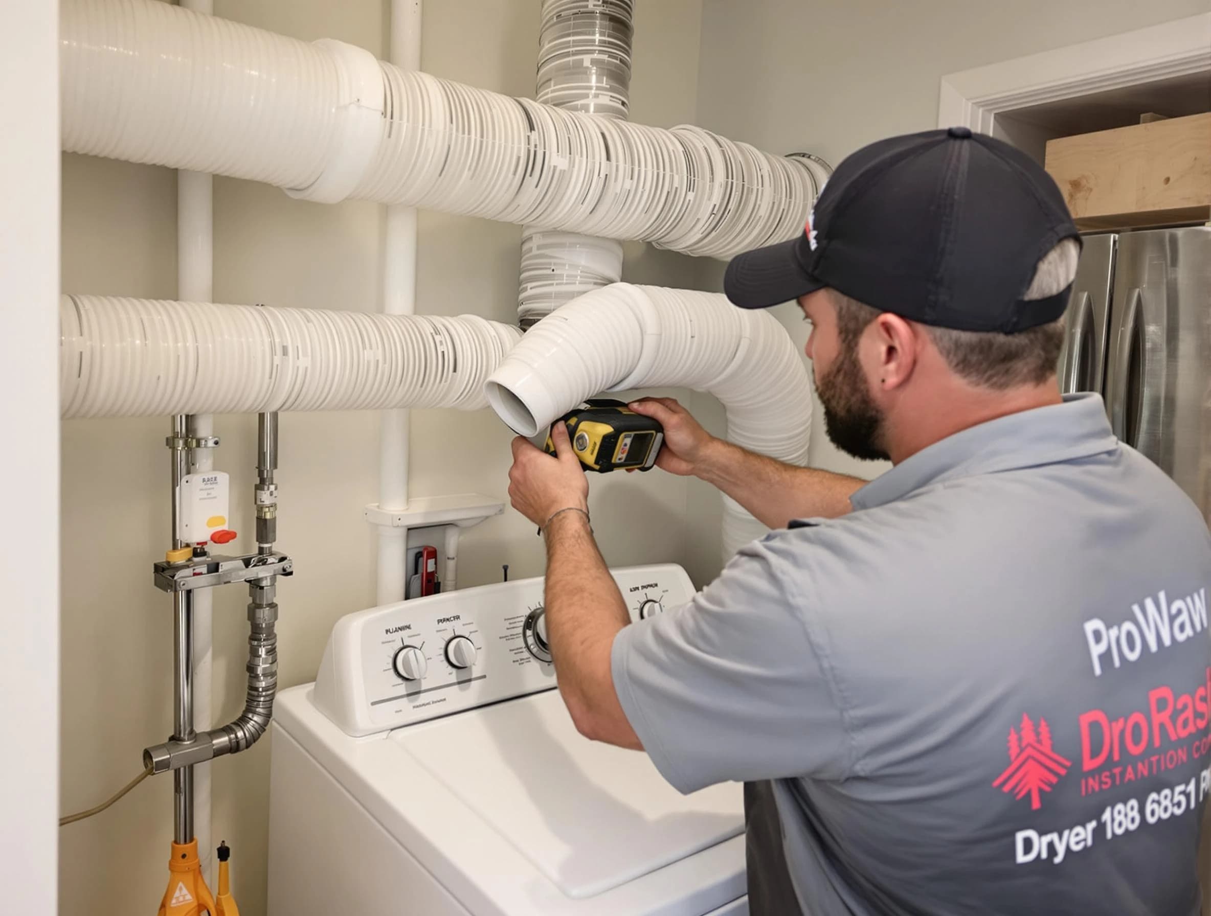 Professional dryer vent hose installation by Marlborough Dryer Vent Cleaning in Marlborough