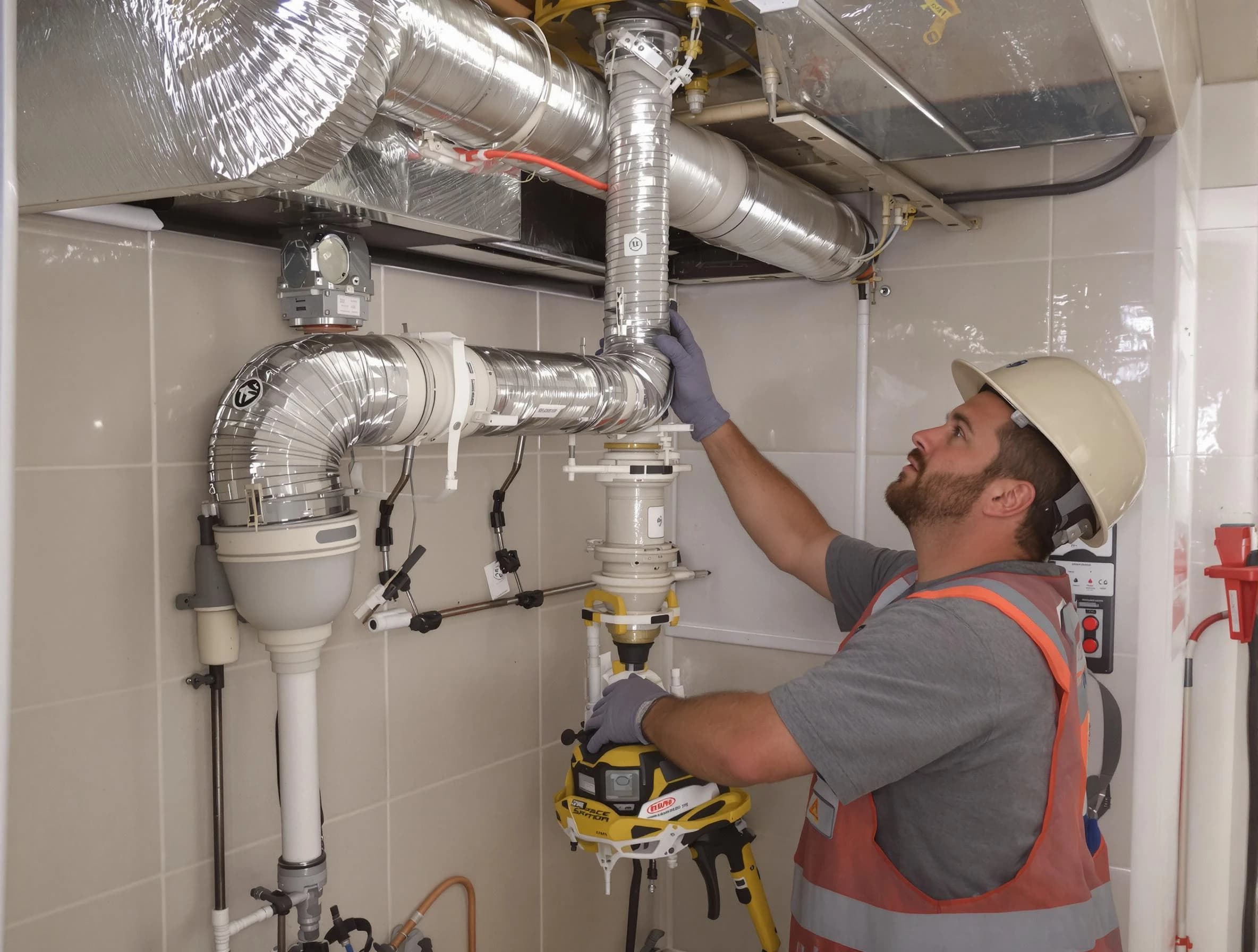 Marlborough Dryer Vent Cleaning expert performing professional dryer vent repair and installation in Marlborough