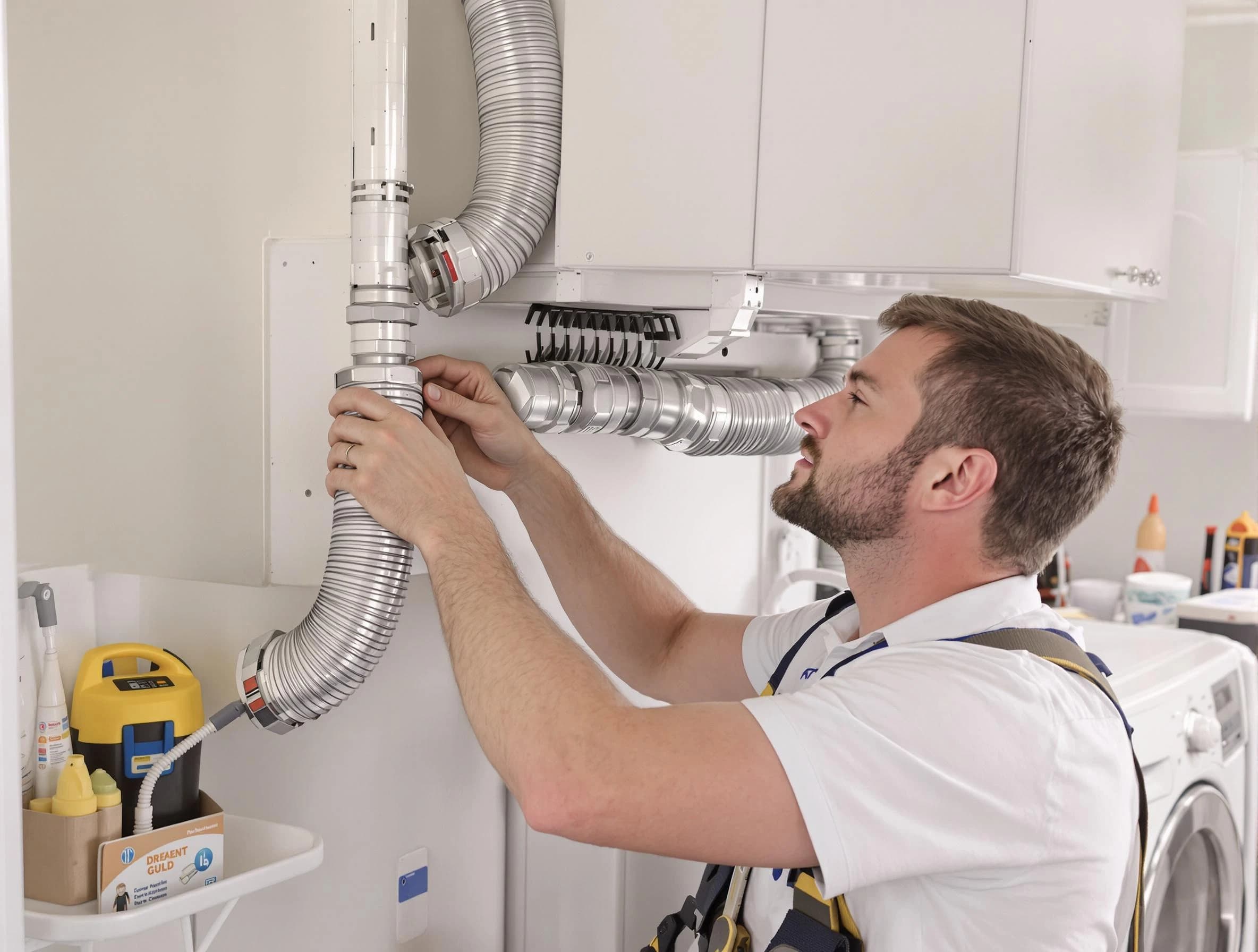 Professional dryer vent repair and installation by Marlborough Dryer Vent Cleaning in Marlborough