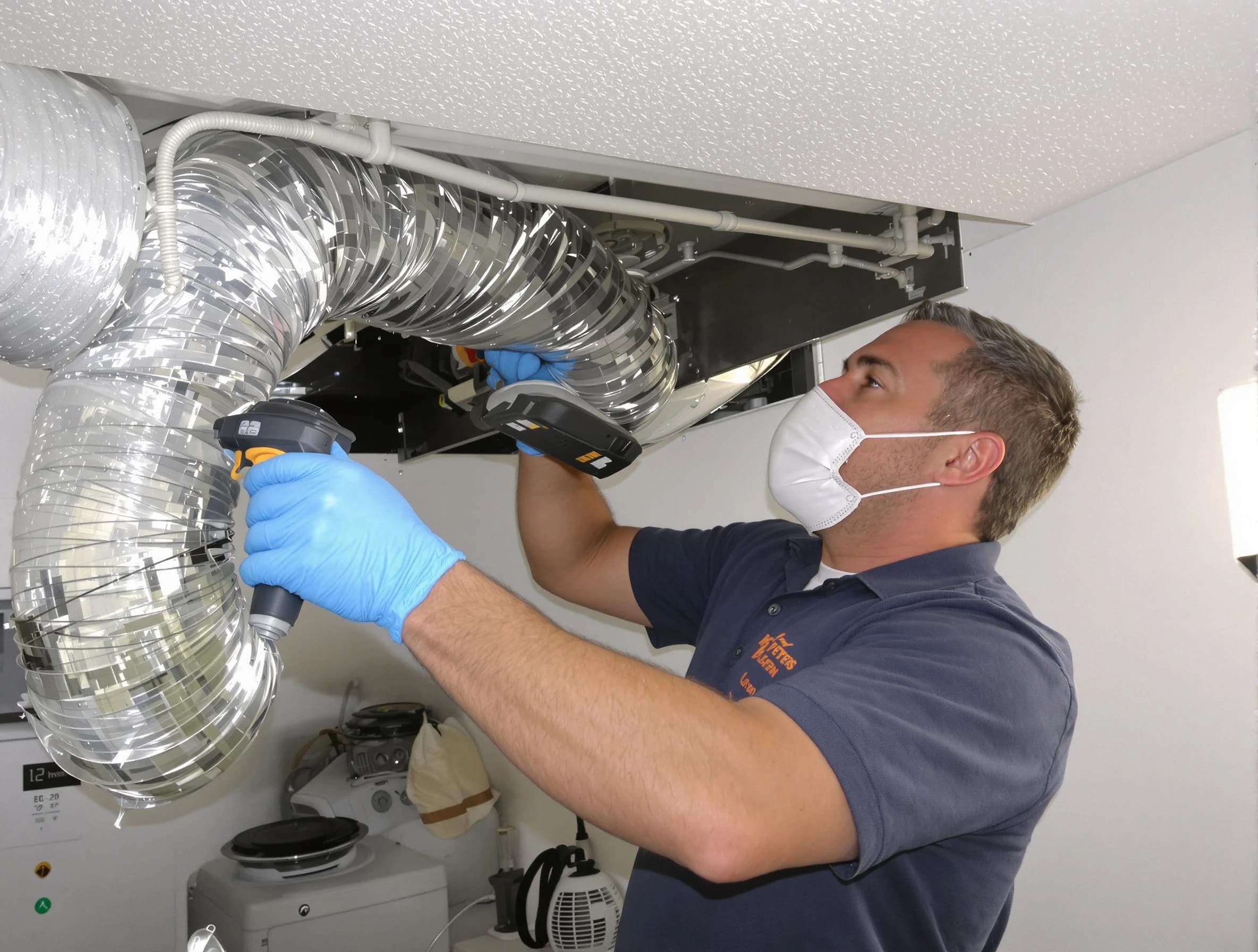 Marlborough Dryer Vent Cleaning professional performing thorough residential dryer vent cleaning in Marlborough